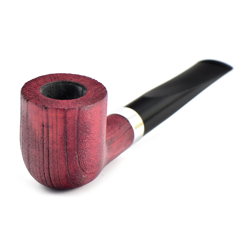 Трубка WoodPipe - Груша - Pot - SandBlast Red - (фильтр 9 мм)-3