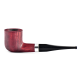 Трубка WoodPipe - Груша - Pot - SandBlast Red - (фильтр 9 мм)