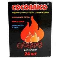 Уголь для кальяна Cocobrico 24 шт