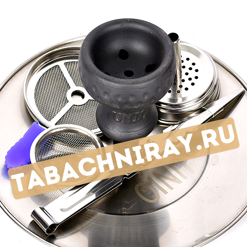 Кальян Amy Deluxe - 004.01 Unio Shisha (bu) - чёрный / синий-2