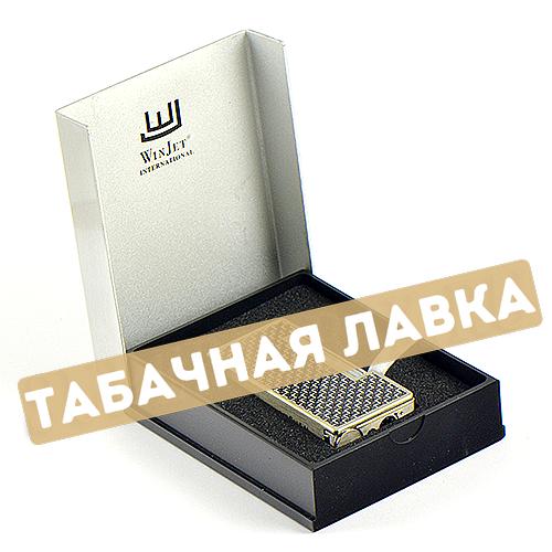 Зажигалка трубочная WinJet 22204 Bachs - Хром (Кремниевая)-2