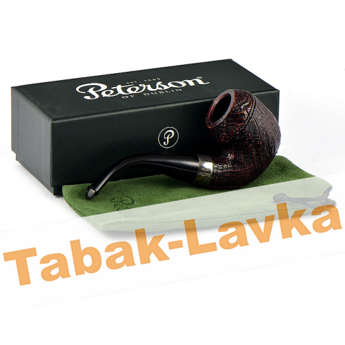 Трубка Peterson Sherlock Holmes - Sandblast - Watson P-Lip (фильтр 9 мм)-5