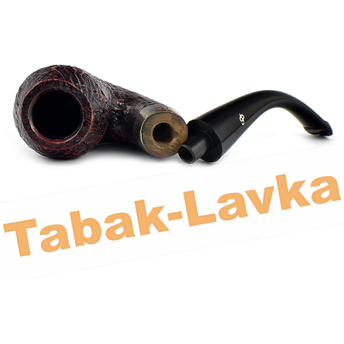 Трубка Peterson Sherlock Holmes - Sandblast - Watson P-Lip (фильтр 9 мм)-4