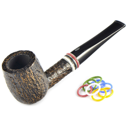 Трубка Savinelli Desigual - Rusticated 111 (фильтр 9 мм)-4