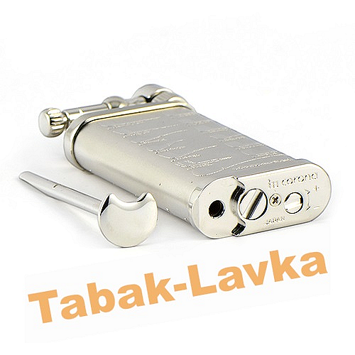 Зажигалка трубочная Im Corona 64-6415 Old Boy Rhodium Plated Pipe Design-3