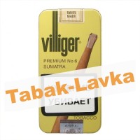 Сигариллы Villiger Premium No6 Sumatra Filter