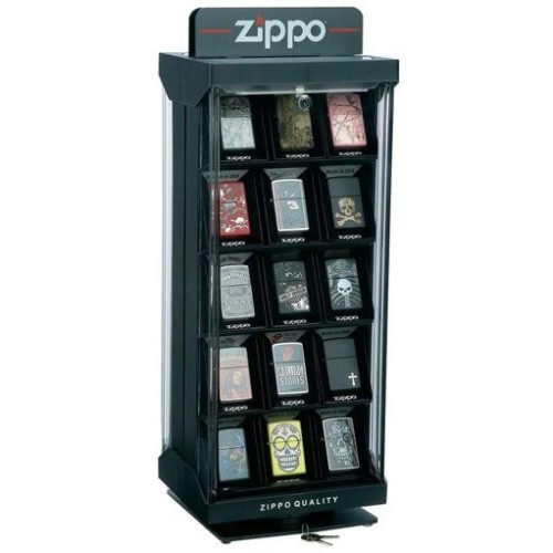 Витрина на 30 зажигалок Zippo 142708 двусторонняя вращающаяся