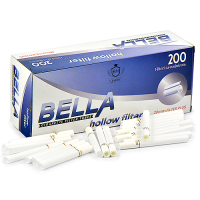 Сигаретные гильзы Bella - 20мм Filter Plus Hollow (200 шт.)