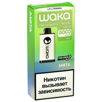 POD-система Waka soPro - DM 8.000 затяжек - Мята - 2% - (1 шт.)