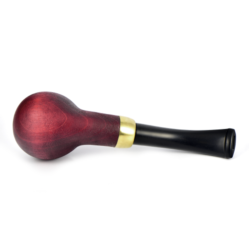 Трубка WoodPipe - Груша 002 - SandBlast Red - (фильтр 9 мм)-1