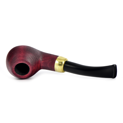 Трубка WoodPipe - Груша 002 - SandBlast Red - (фильтр 9 мм)-4