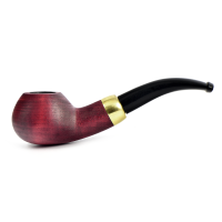 Трубка WoodPipe - Груша 002 - SandBlast Red - (фильтр 9 мм)