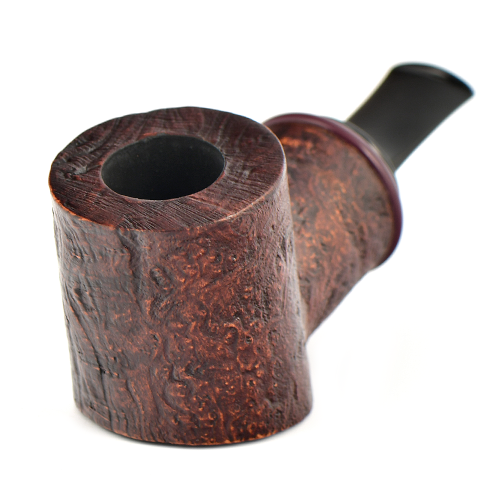 Трубка Astra 113 - Reverse Calabash Pocker - Brown Blast (без фильтра)-6