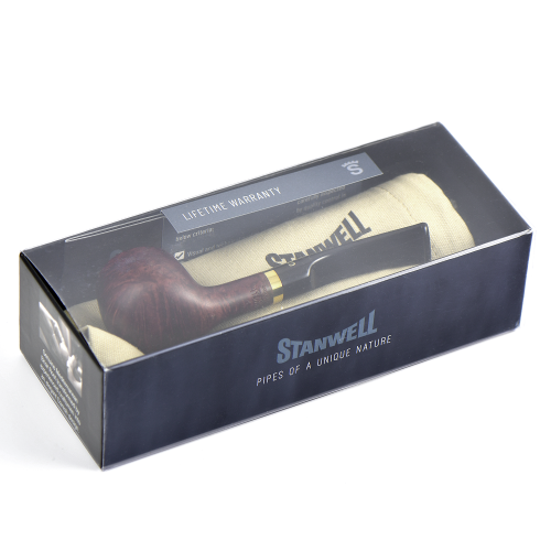 Трубка Stanwell - De Luxe - Brown Pol 242 (без фильтра)-5