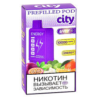 Картридж City Energy 10.000 - Маракуйя - Апельсин - Гуава (1 шт.)