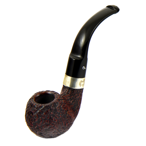 Трубка Peterson Sherlock Holmes - Sandblast - Lestrade P-Lip (фильтр 9 мм)-2