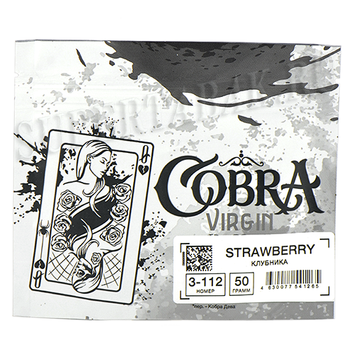 Кальянная смесь Cobra Virgin Strawberry 3-112 (50 гр)