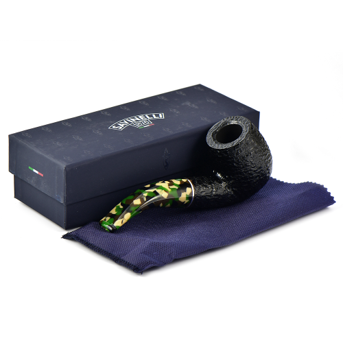 Трубка Savinelli Camouflage - Rustic Black 616 (фильтр 9 мм)-6