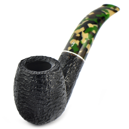 Трубка Savinelli Camouflage - Rustic Black 616 (фильтр 9 мм)-2