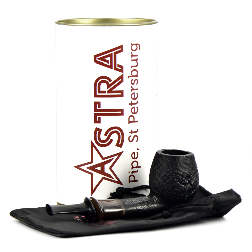 Трубка Astra - 1-085 Spigot Apple - Black Blast (без фильтра)-1