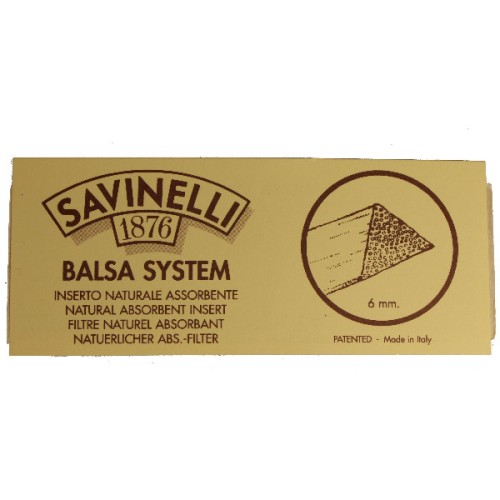 Фильтр Savinelli 6 мм бальса (20 шт.)-1