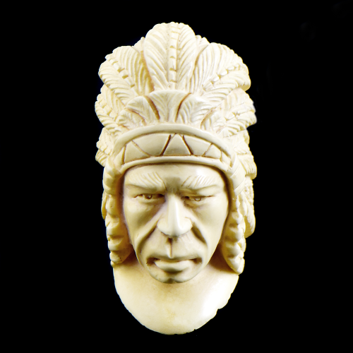 Трубка Meerschaum Pipes - Sculpture - 0065 (без фильтра)-4