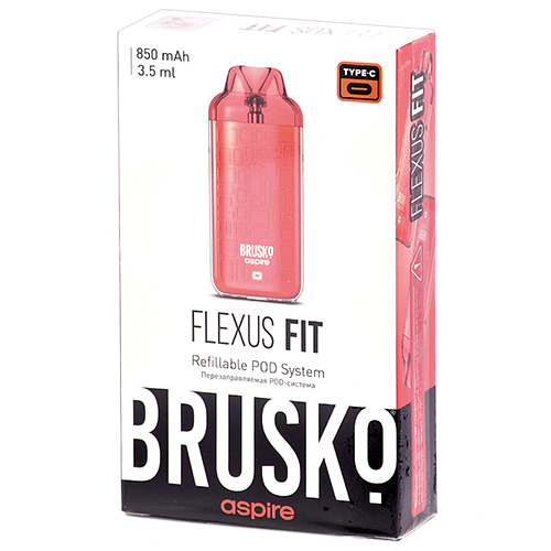 Многоразовая POD-система Brusko FLEXUS FIT - Red