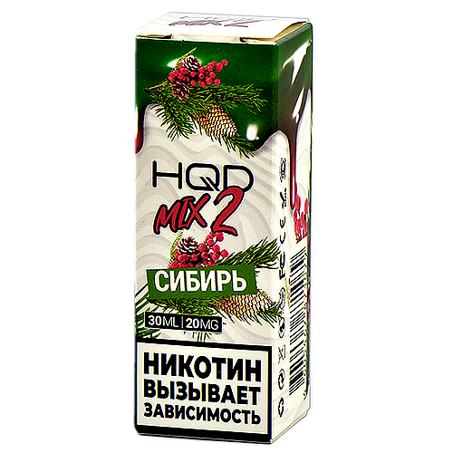 Жидкость для эл. сигарет - HQD MIX 2 - Сибирь - 20MG (30 мл) NEW