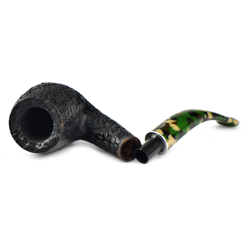 Трубка Savinelli Camouflage - Rustic Black 606 (фильтр 9 мм)-4