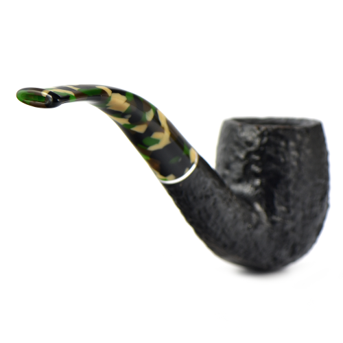 Трубка Savinelli Camouflage - Rustic Black 606 (фильтр 9 мм)-2