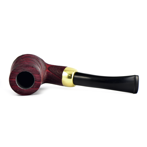 Трубка WoodPipe - Груша 006 - SandBlast Red - (фильтр 9 мм)-5