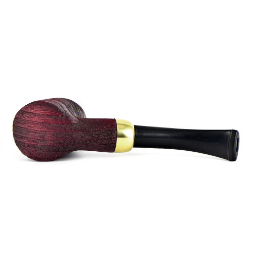 Трубка WoodPipe - Груша 006 - SandBlast Red - (фильтр 9 мм)-2