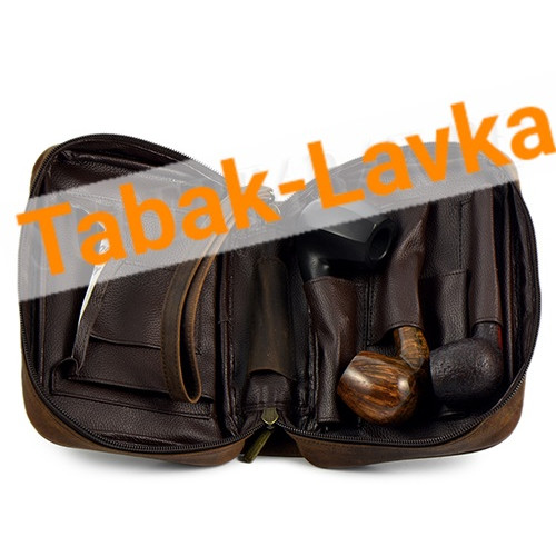 Сумка P&A - 418 Buffalo Dark Brown - для 4 трубок-1