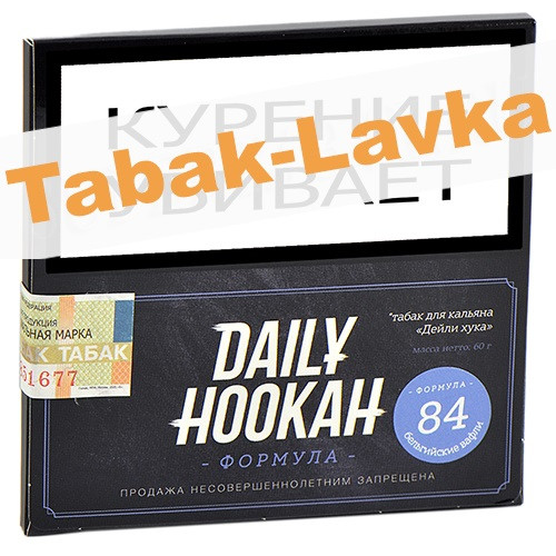 Табак для кальяна Daily Hookah - Формула 84 - Бельгийские Вафли (60 г)