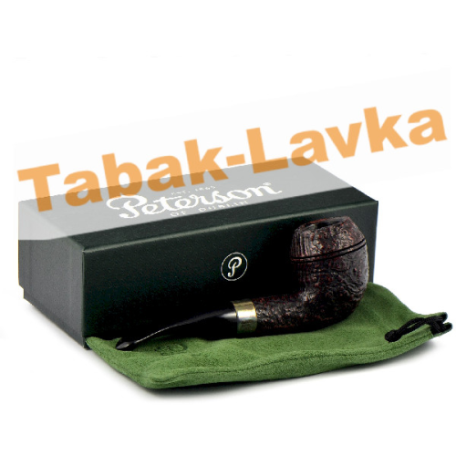 Трубка Peterson Sherlock Holmes - SandBlast - Deerstalker P-Lip (фильтр 9 мм)-1