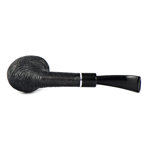 трубка Savinelli Otello - Rustic Black 670 (фильтр 9 мм)-6