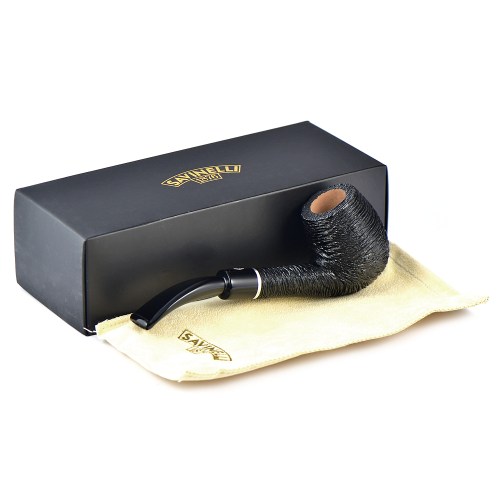 трубка Savinelli Otello - Rustic Black 670 (фильтр 9 мм)-3