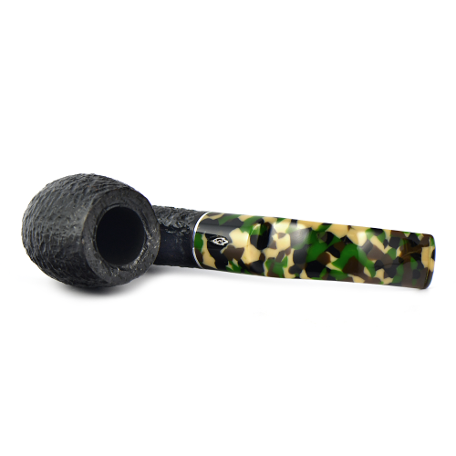 Трубка Savinelli Camouflage - Rustic Black 614 (фильтр 9 мм)-5