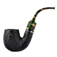 Трубка Savinelli Camouflage - Rustic Black 614 (фильтр 9 мм)