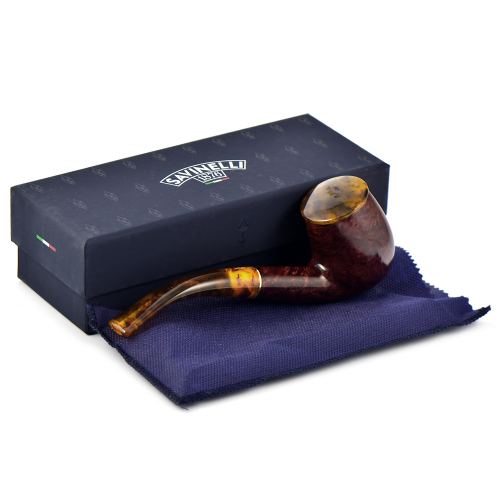 Трубка Savinelli Tortuga - Smooth 606 (6 мм фильтр)-2