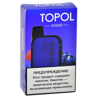 POD система  TOPOL X - 5000 затяжек - Черника - Малина - 2% - (1 шт.)