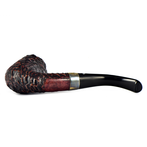 Трубка Peterson Sherlock Holmes - Rustic - Rathbone P-Lip (без фильтра)-5