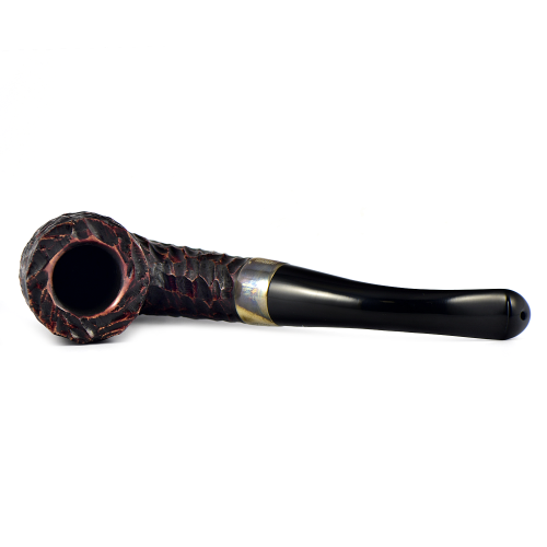 Трубка Peterson Sherlock Holmes - Rustic - Rathbone P-Lip (без фильтра)-6